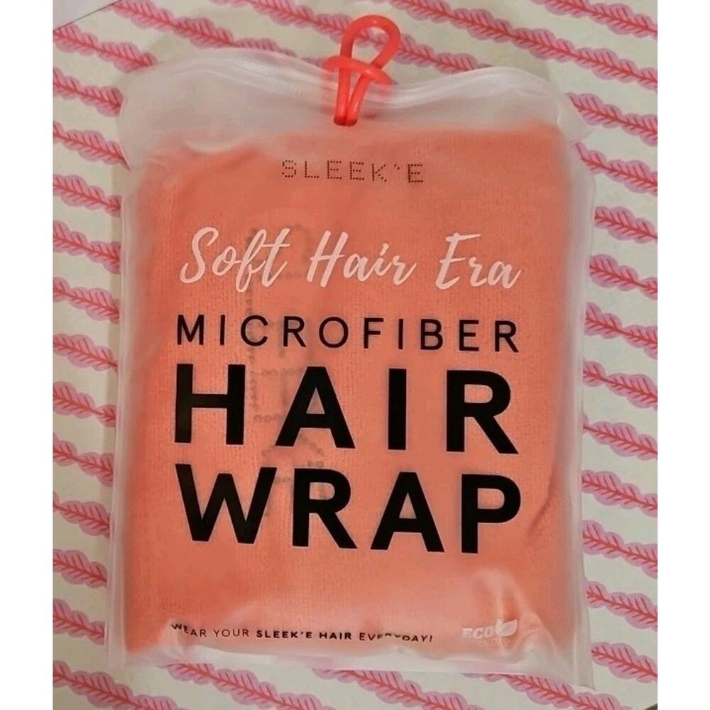 Sleeke Hair Towel Wrap Microfiber Hair Wrap Towel Coral